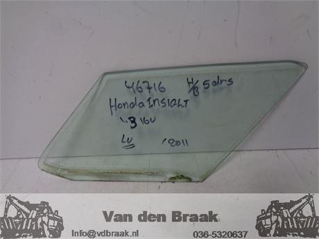 Honda Insight 2009-2014 Scheerruit portier links voor, Honda, Gebruikt, -, Herkomst onderdeel bekend