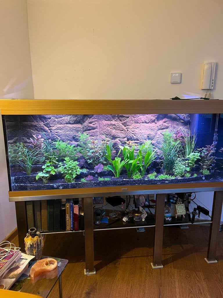 Aquarium Jewel 400 kompleet, incl RVS onderstel., Dieren en Toebehoren, Ophalen, Overige typen, Zo goed als nieuw, Pomp