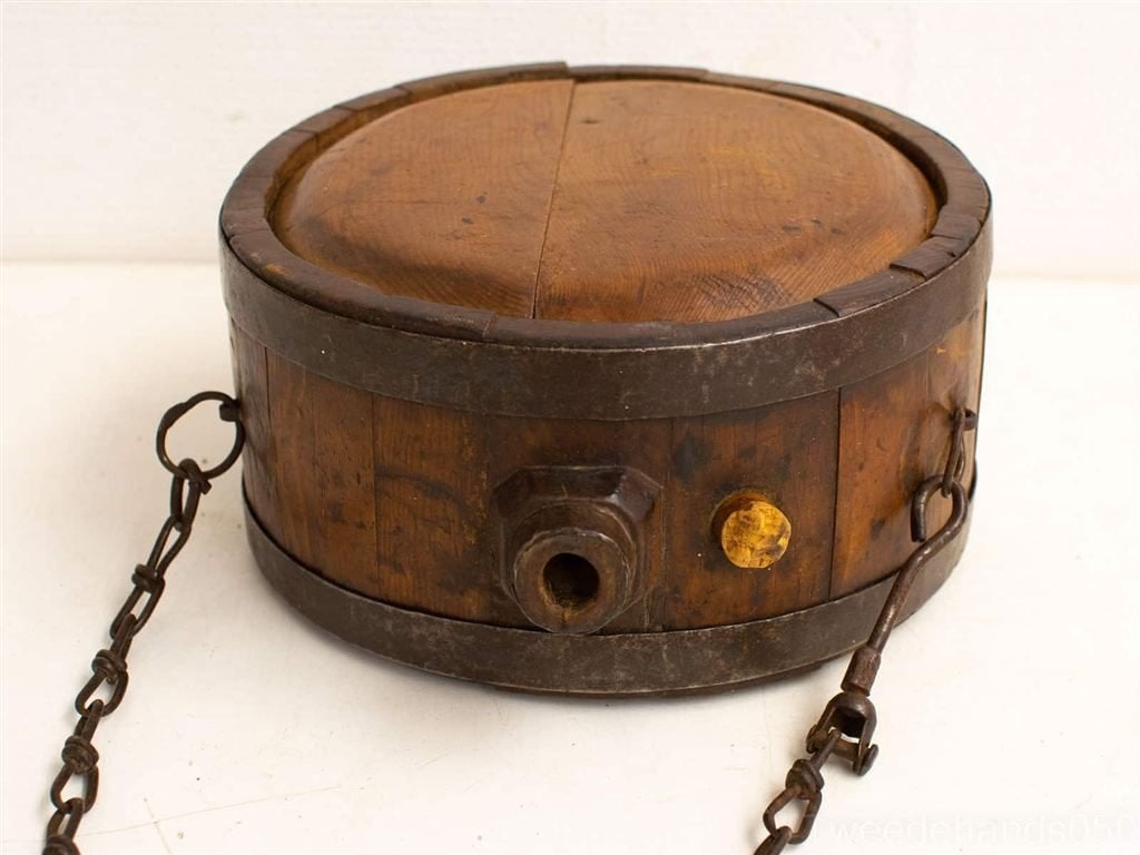 vintage houten watercontainer 25503, Ophalen of Verzenden, Gebruikt