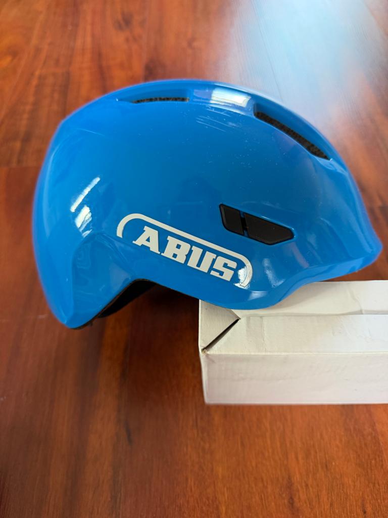 ABUS Smiley 3.0 Fietshelm voor Kinderen - Blauw, Ophalen of Verzenden, Zo goed als nieuw, Overige maten, Jongen of Meisje
