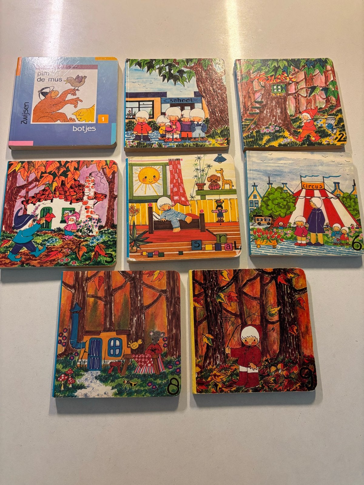 Botjes serie 1 t/m 8 - AVI-niveau leesboekjes set vintage!, Boeken, Ophalen of Verzenden, Gelezen, Fictie algemeen