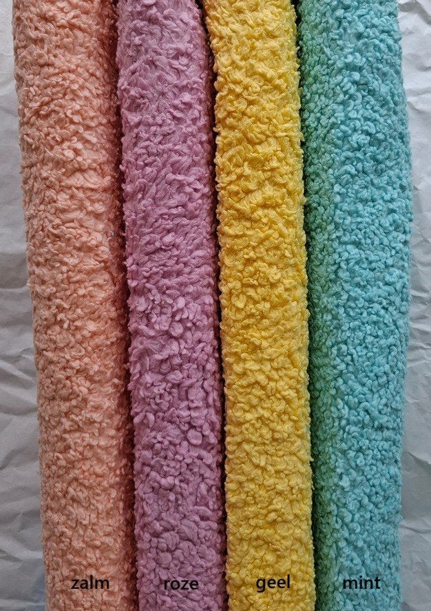 Teddy stof, Overige kleuren, 120 cm of meer, Nieuw, Ophalen of Verzenden