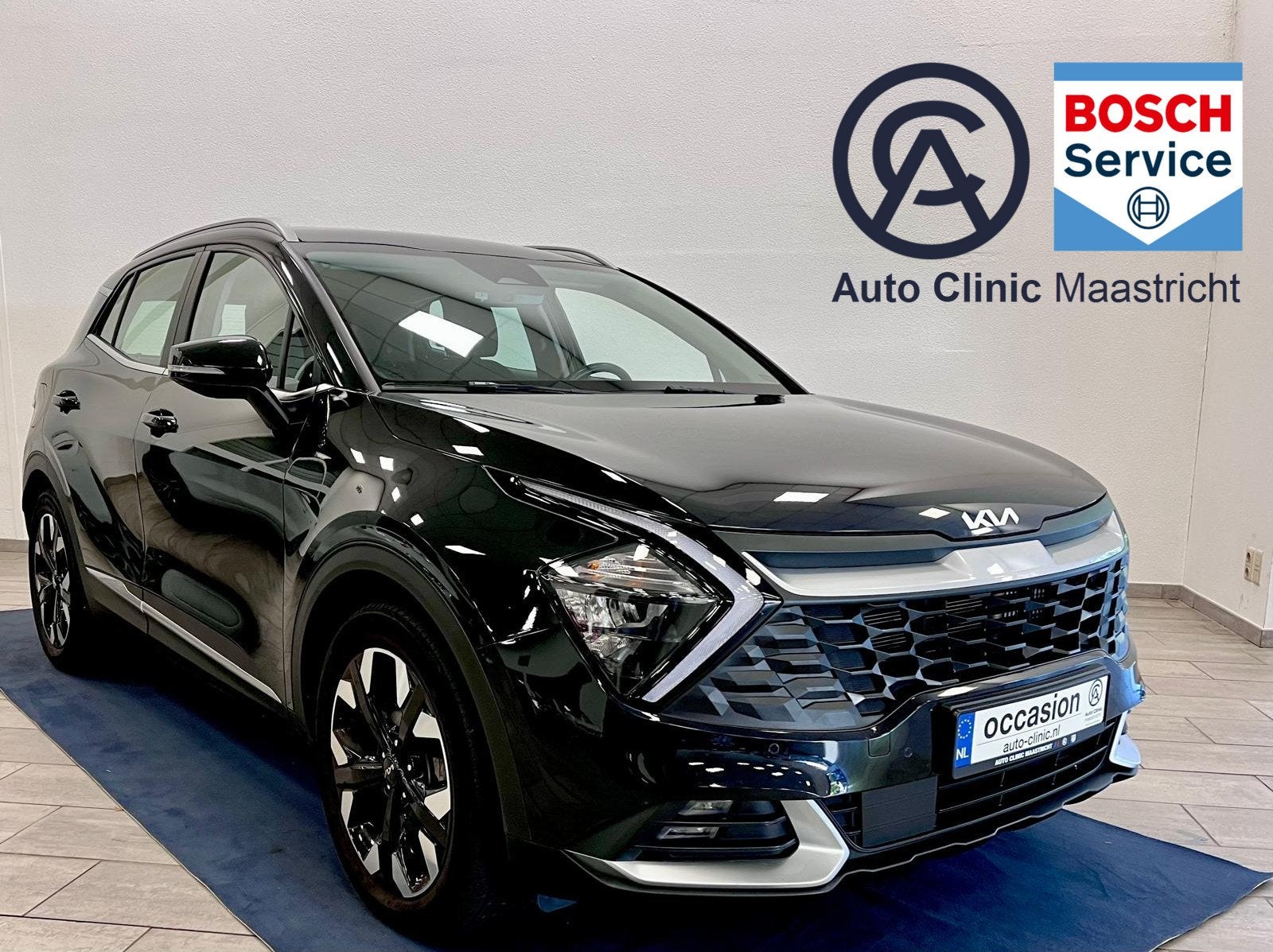 Kia Sportage 1.6 T-GDi Plug-in Hybrid AWD DynamicLine Auitom, Auto's, Automaat, 1350 kg, Stof, Gebruikt