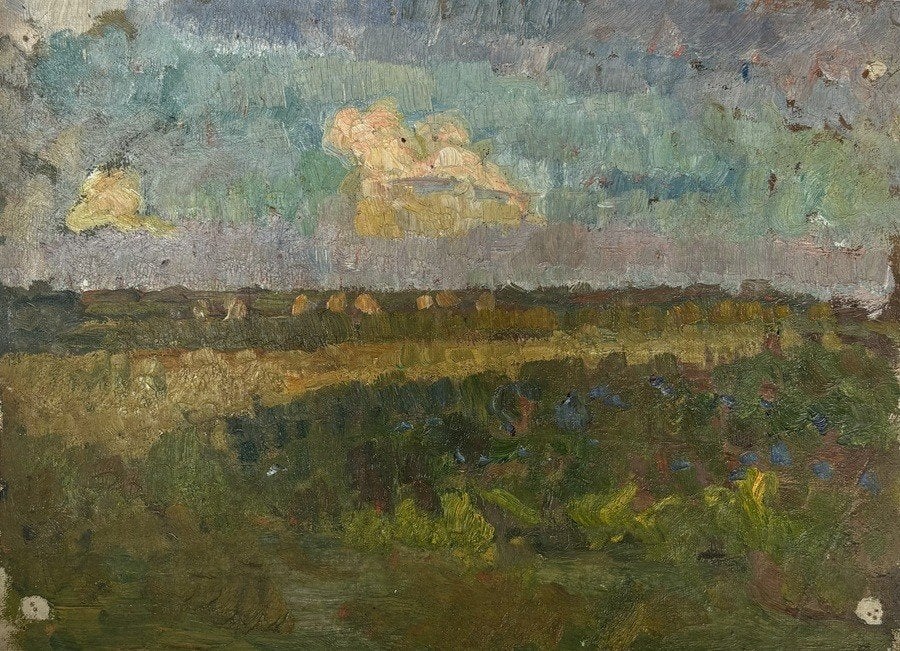 85. Olieverfschilderij, Reinhart Dozy - 1900–1920, Antiek en Kunst, Ophalen