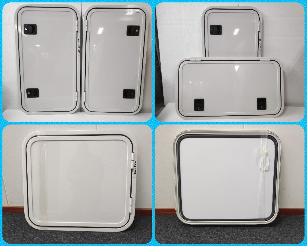 Originele Fabrieks serviceluiken (aluminium) in elke maat !!, Caravans en Kamperen, Ophalen, Nieuw