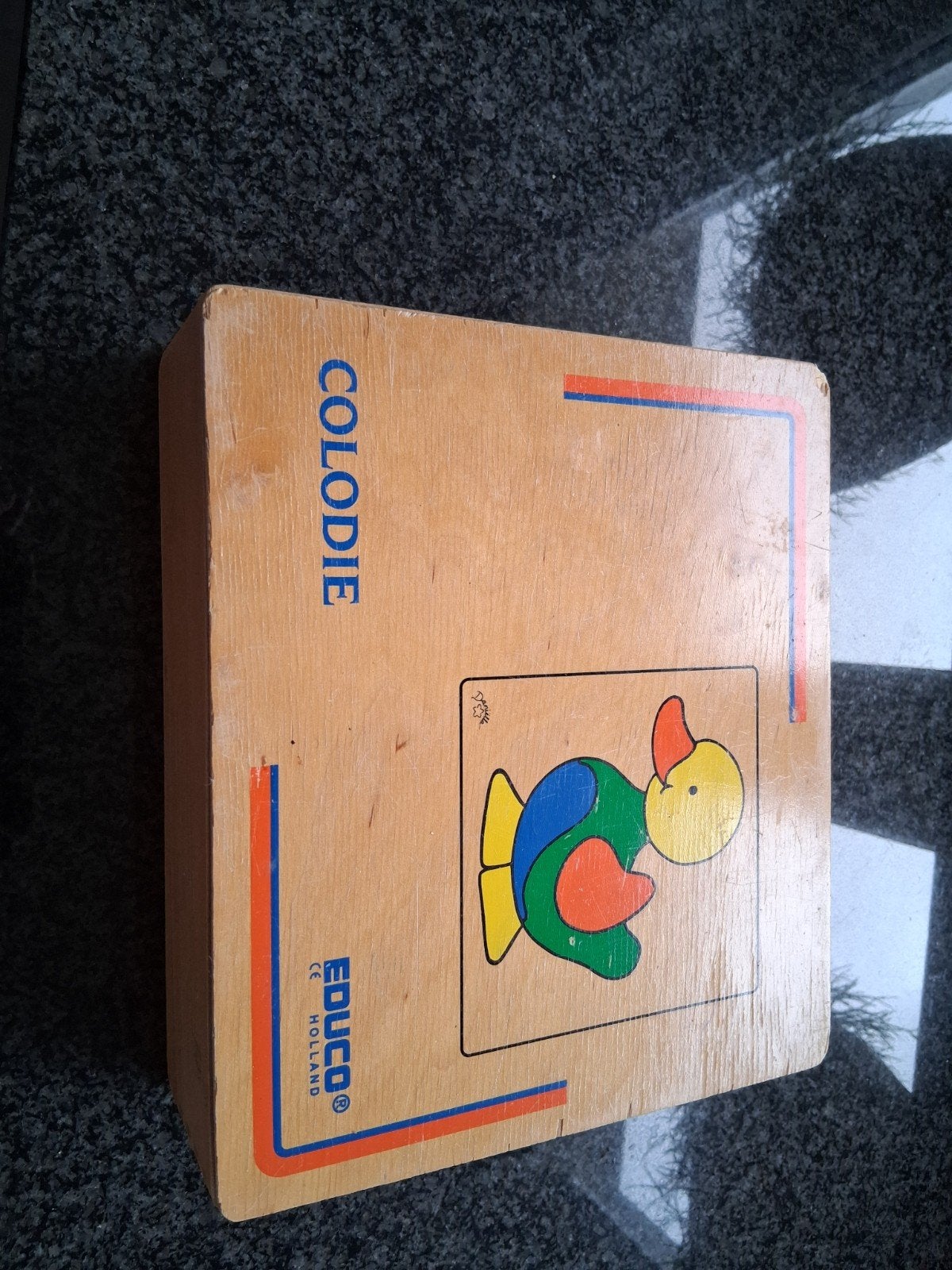 5 houten puzzels van Educabo, Kinderen en Baby's, Speelgoed | Kinderpuzzels, 2 tot 4 jaar, Gebruikt, Ophalen of Verzenden, Van hout