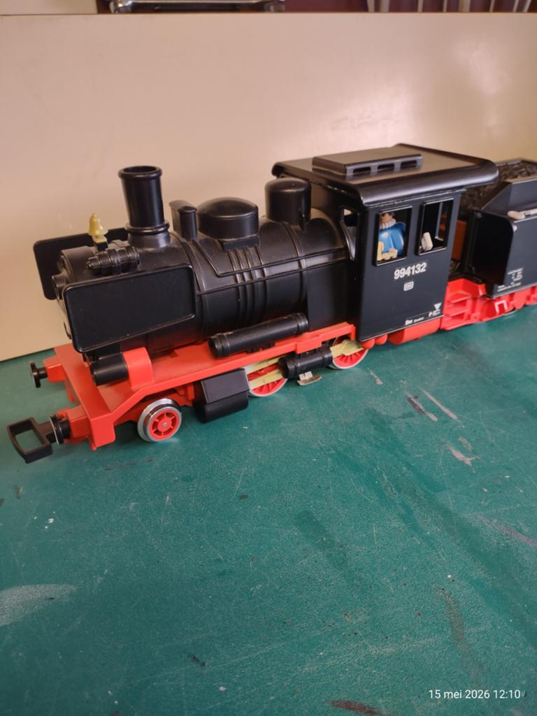 LGB playmobiel locomotief., Ophalen, Gebruikt, LGB, Gelijkstroom