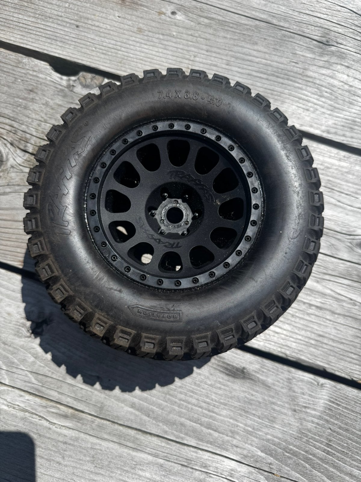 Traxxas xrt banden, Ophalen, Auto offroad, Zo goed als nieuw, RTR (Ready to Run)