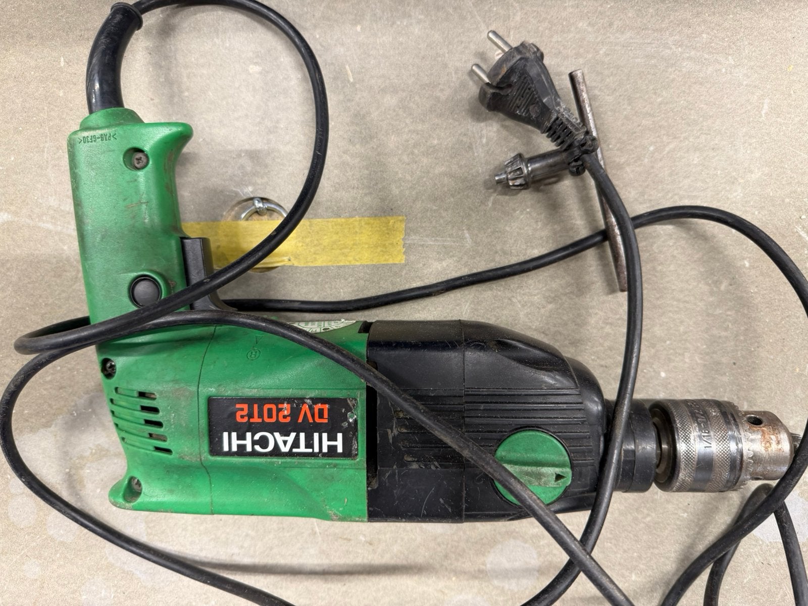 Hitachi DV 20T2 klop boormachine, Klopboormechanisme, Ophalen, Boormachine, Gebruikt