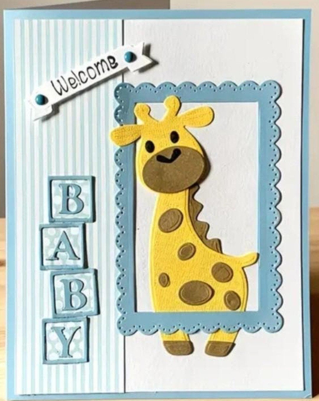 Nieuw Snijmal Giraffe/ baby, Hobby en Vrije tijd, Ophalen of Verzenden, Nieuw, Dieren, Pons of Mal
