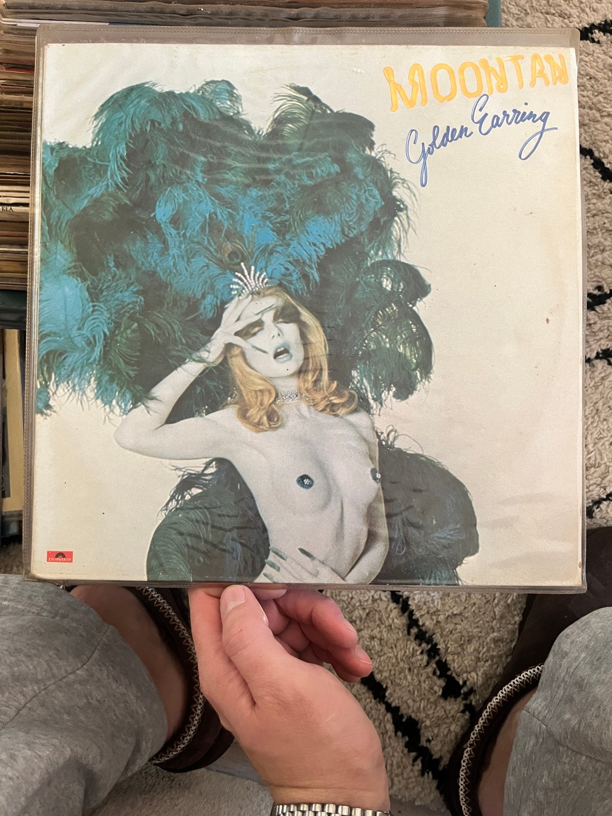 Golden Earring - Moontan LP (1973), Ophalen, LP, Rock, Gebruikt