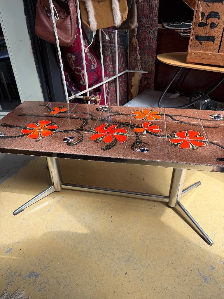 Midcentury design salontafel, Adri Belgique coffee table, Ophalen