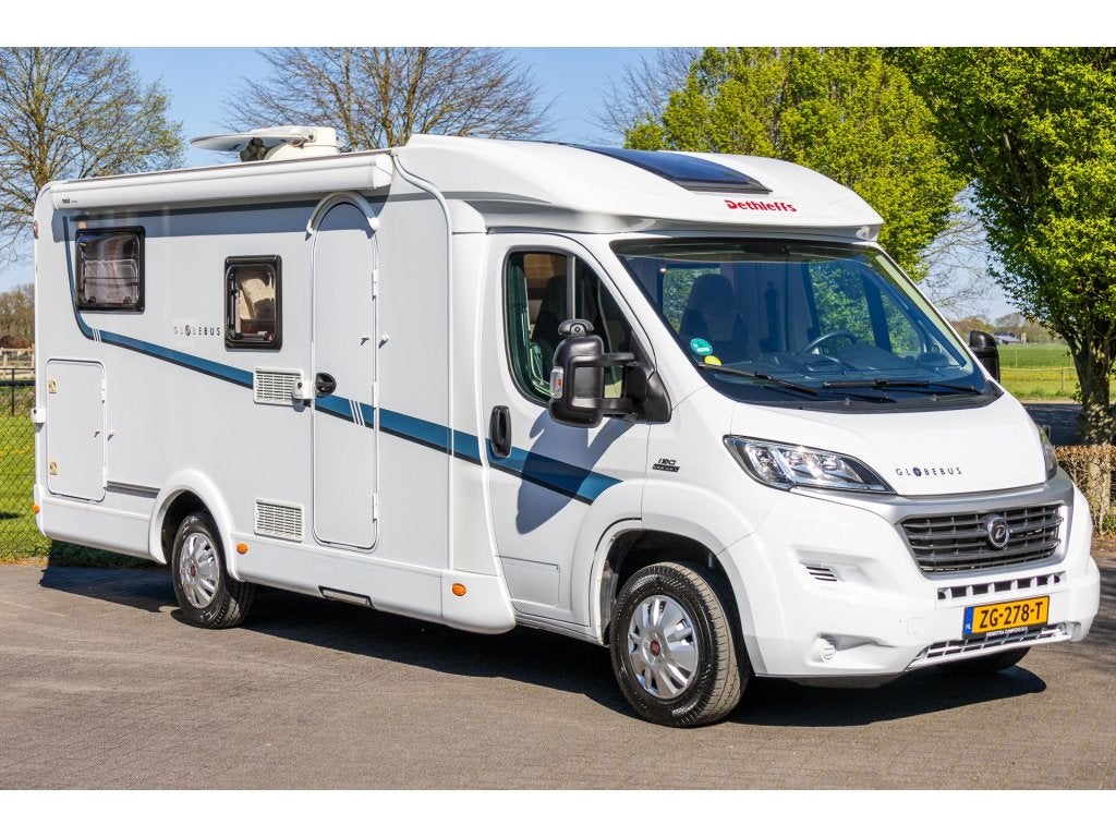 Dethleffs Globebus T4 Enkele bedden 62dkm EURO5, Ringverwarming, Fiat, 6 tot 7 meter, Bedrijf