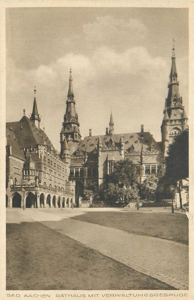 701-396-033 Bad Aachen Rathaus, Verzenden, Voor 1920, Duitsland
