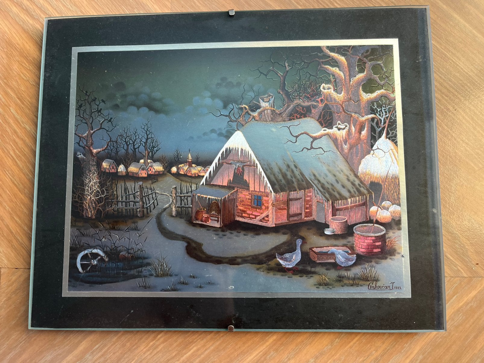 Wanddecoratie, Ophalen