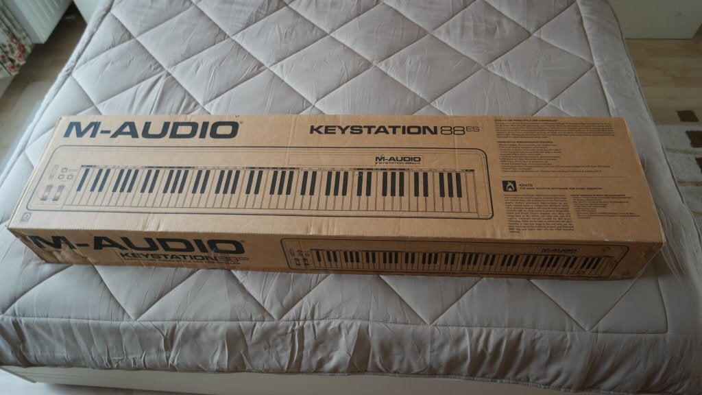 M-Audio Keystation 88ES midi keyboard, 88 toetsen, Nieuw, Midi-aansluiting, Ophalen