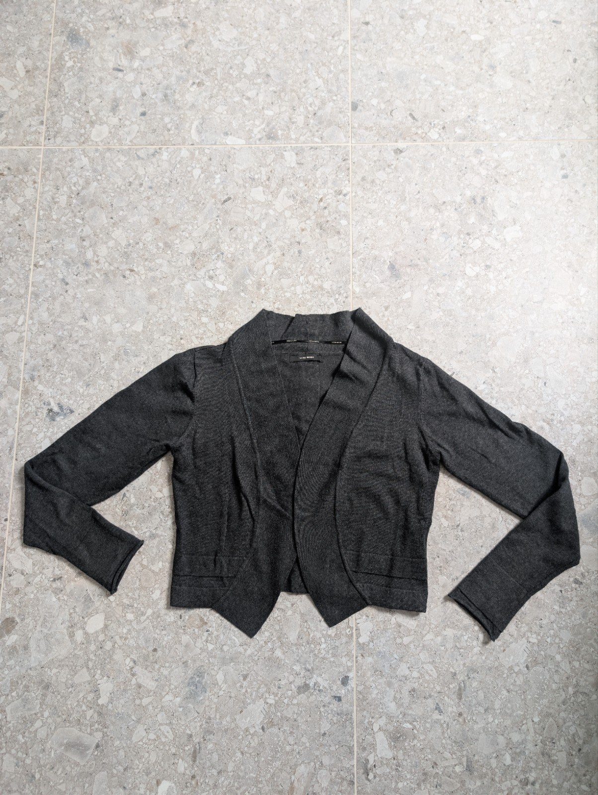 Grijze open damescardigan, vest, bolero Vero Moda - Maat L, Verzenden, Vero Moda, Maat 42/44 (L), Grijs