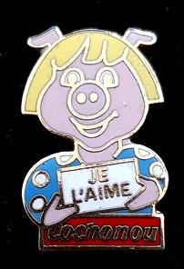Cochonou-Je l'aime pin, Verzamelen, Speldjes, Pins en Buttons, Verzenden, Nieuw, Figuurtje, Speldje of Pin