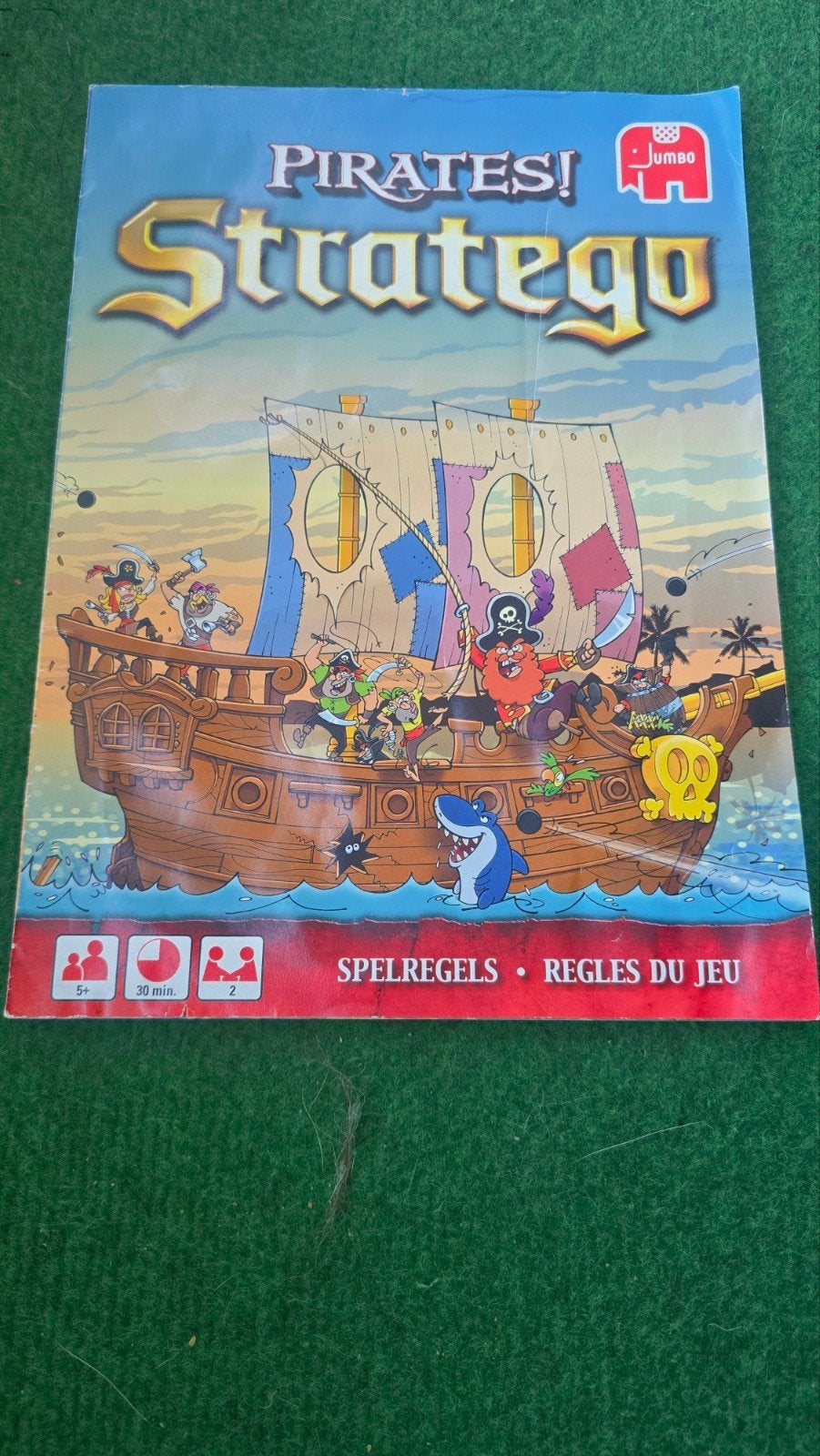 Stratego Pirates! Bordspel van Jumbo, Een of twee spelers, Ophalen of Verzenden, Gebruikt, Jumbo