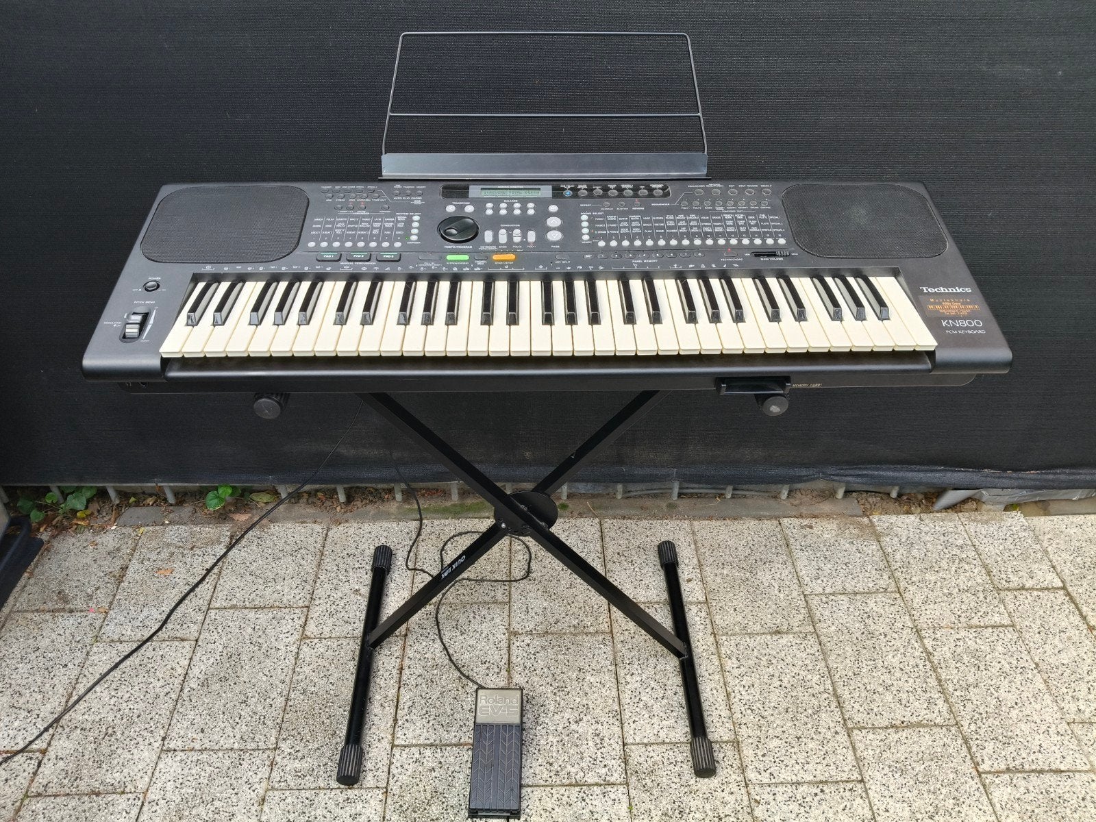 Technics KN800 Keyboard – Compleet met accessoires – Zeer ne, Muziek en Instrumenten, Ophalen, 61 toetsen, Met standaard, Zo goed als nieuw
