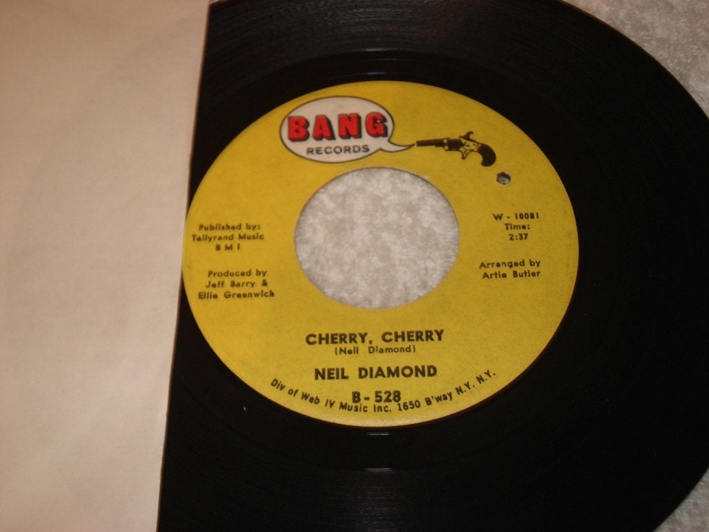 Neil Diamond    Cherry Cherry  Usa      Orgineel, Originele persing, Ophalen of Verzenden, Zo goed als nieuw, Pop