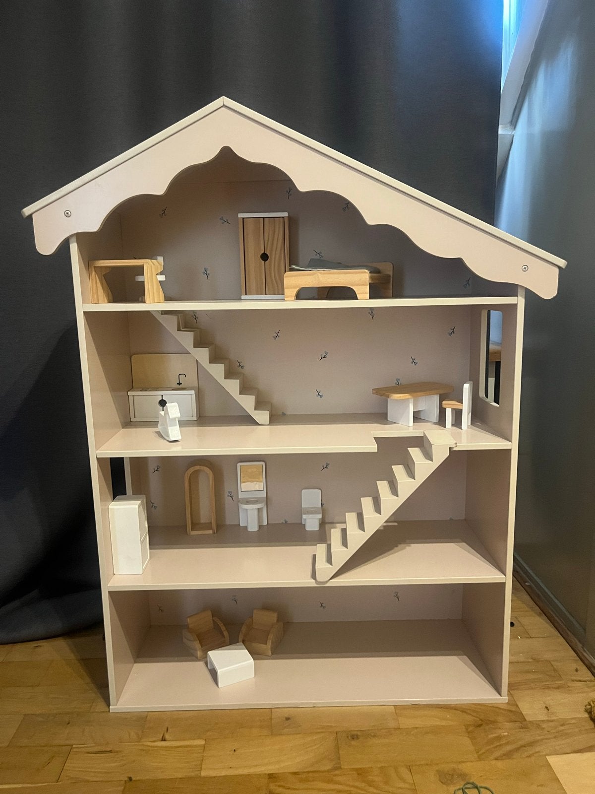 Petit Amelie Poppenhuis met Interieur, Ophalen, Gebruikt, Poppenhuis