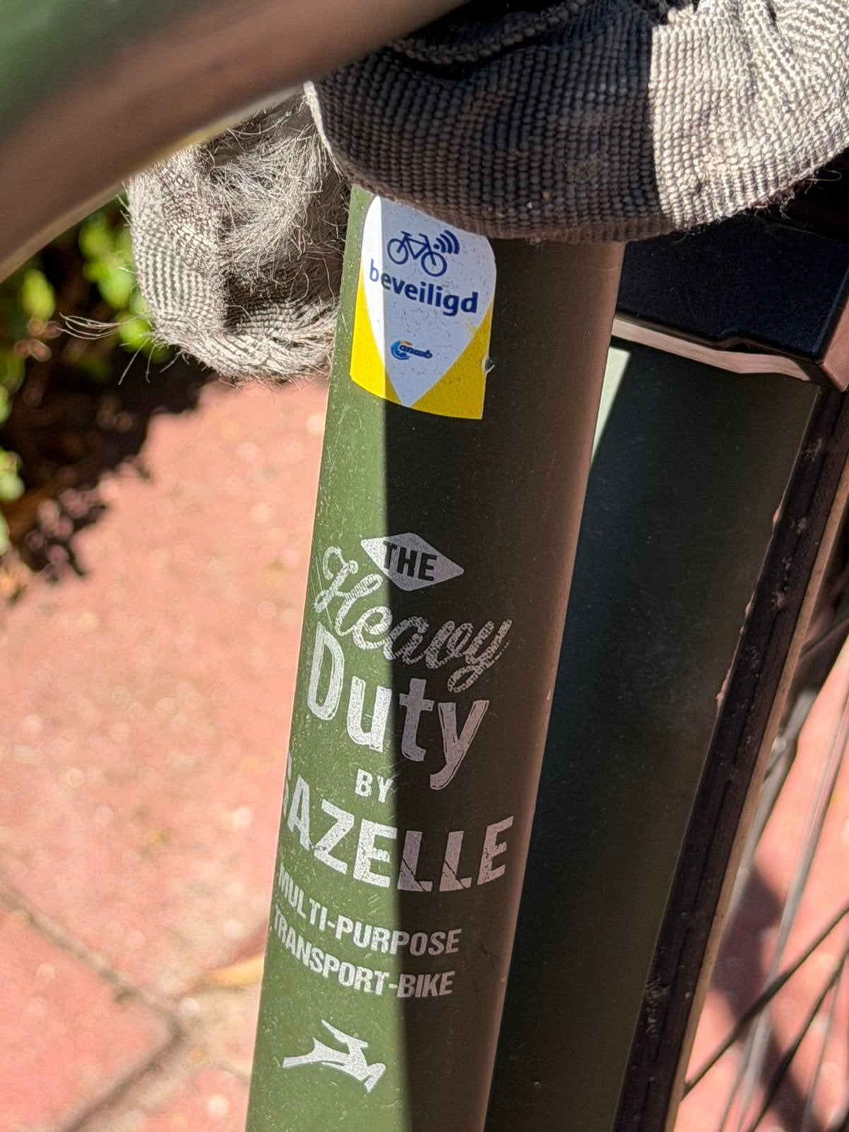 Gazelle heren heavy duty, donker groen maat 59, Ophalen, Gebruikt, Overige typen