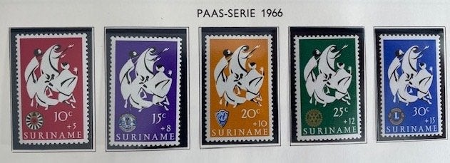 1966 Pasen  5x , Ophalen of Verzenden, Postfris