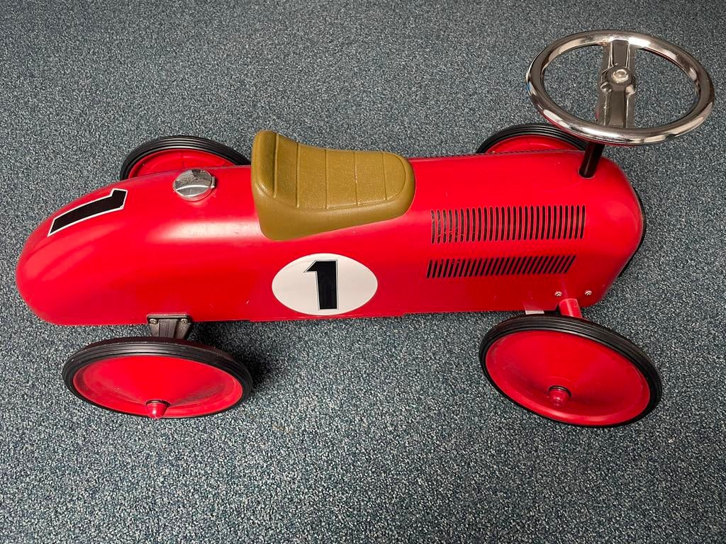 Retro loopauto, Kinderen en Baby's, Speelgoed | Buiten | Voertuigen en Loopfietsen, Ophalen, Zo goed als nieuw, Loopvoertuig