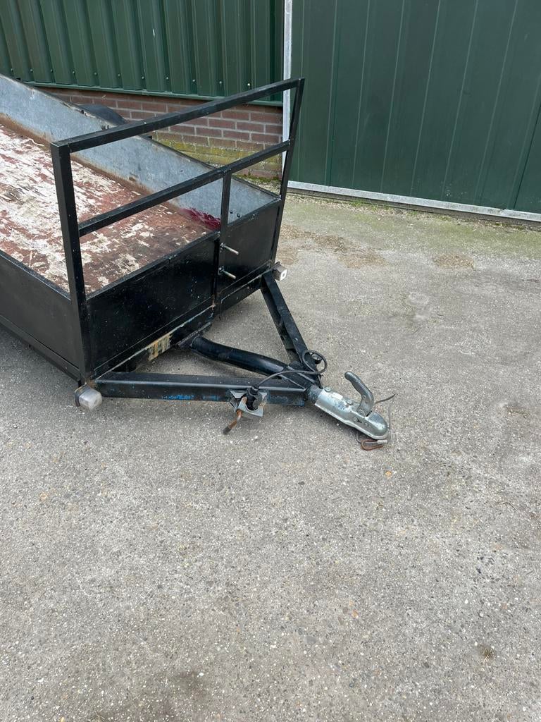 Aanhanger 750kg enkel asser 100cm - 250cm, Ophalen of Verzenden, Zo goed als nieuw