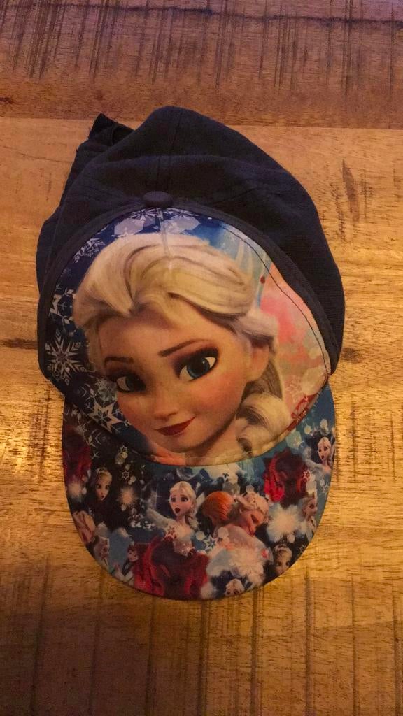 Disney Elsa pet maat 52, Kinderen en Baby's, Kinderkleding | Petten en Hoeden, Ophalen of Verzenden, Zo goed als nieuw, Meisje