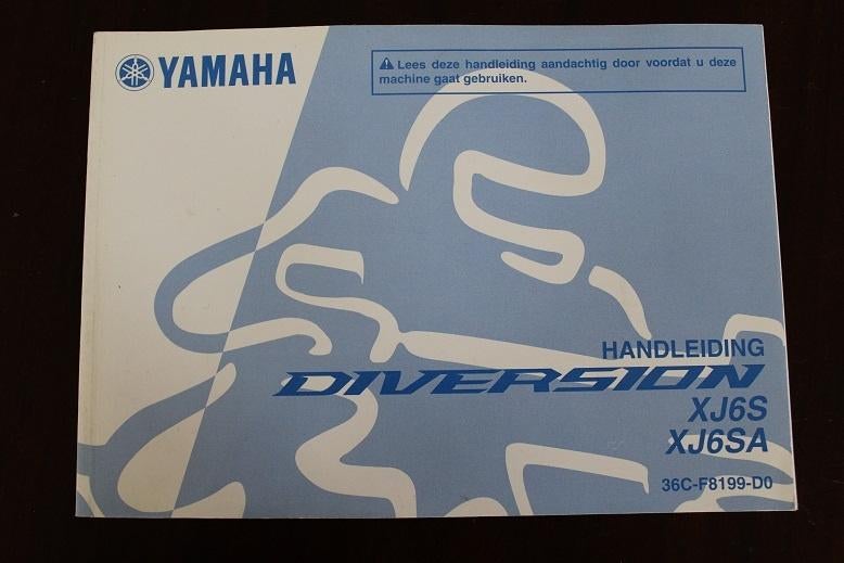 Yamaha XJ6 S SA 2006 Diversion motorfiets handleiding, Ophalen of Verzenden, Yamaha