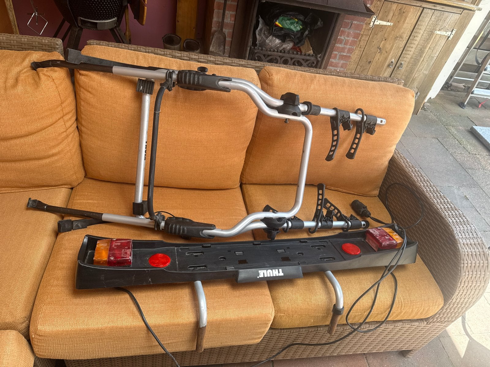Thule fietsendrager voor 3 fietsen, Ophalen, 3 fietsen of meer, Gebruikt, Trekhaakdrager