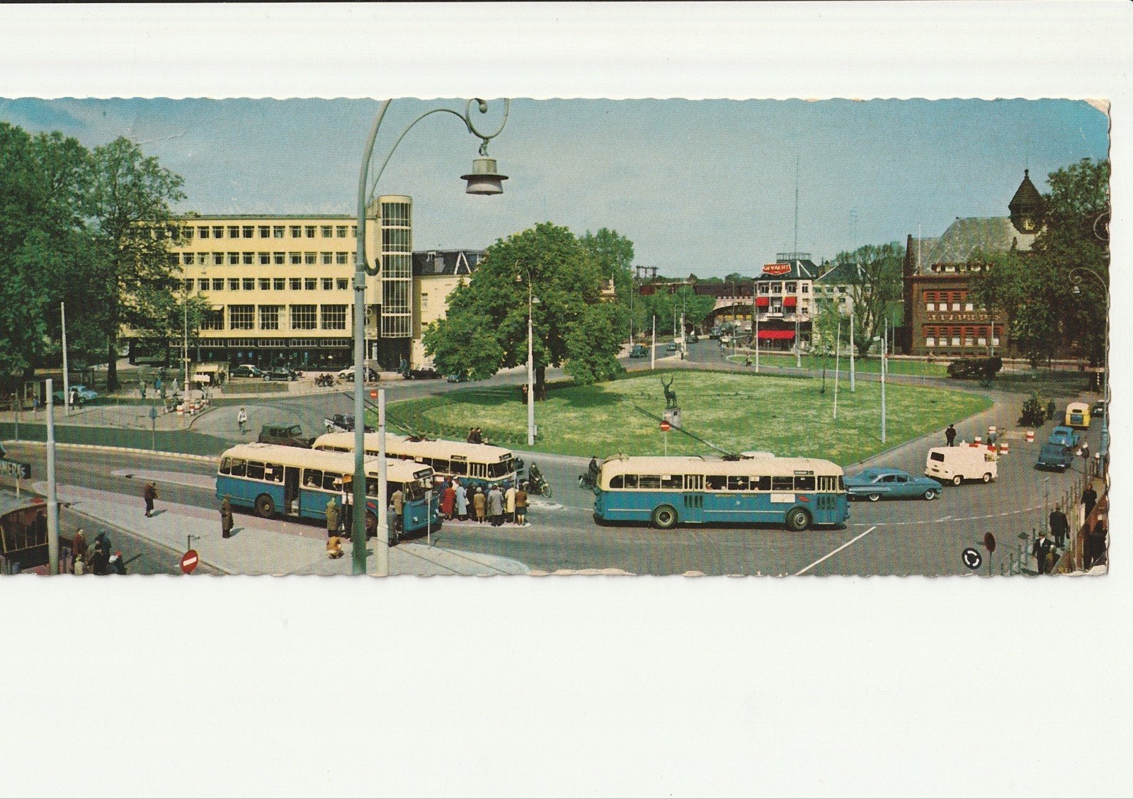 ARNHEM WILLEMSPLEIN ZIJPSE POORT GEMEENTE TROLLEY- DIESELBUS, Ophalen of Verzenden, 1960 tot 1980, Ongelopen, Gelderland