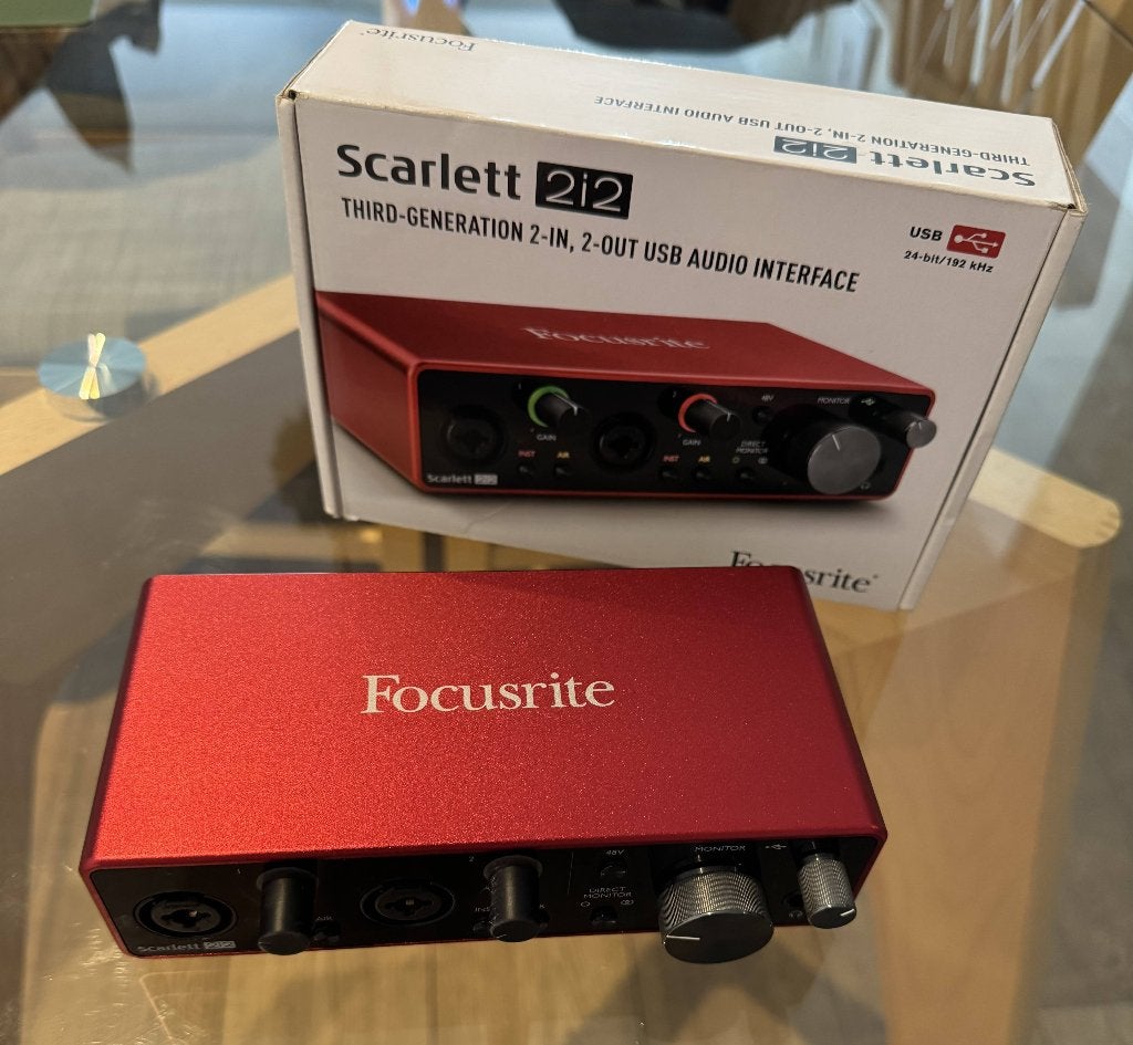 Focusrite Scarlett 2i2 3rd Gen (USB), Ophalen of Verzenden, Zo goed als nieuw, Audio