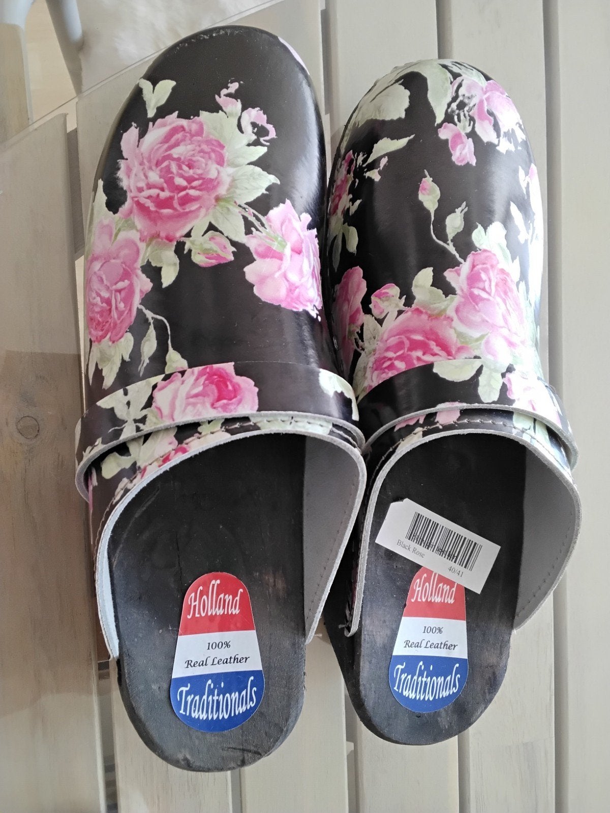 gezondheids klompen 40, Black Rose, Zwart, Nieuw, Ophalen of Verzenden