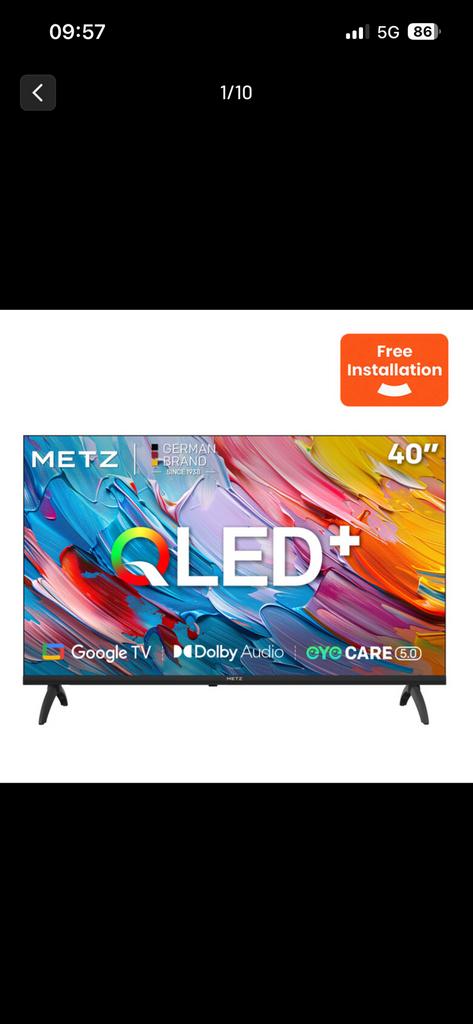 smart tv, Overige merken, 50 Hz, Ophalen of Verzenden, Zo goed als nieuw