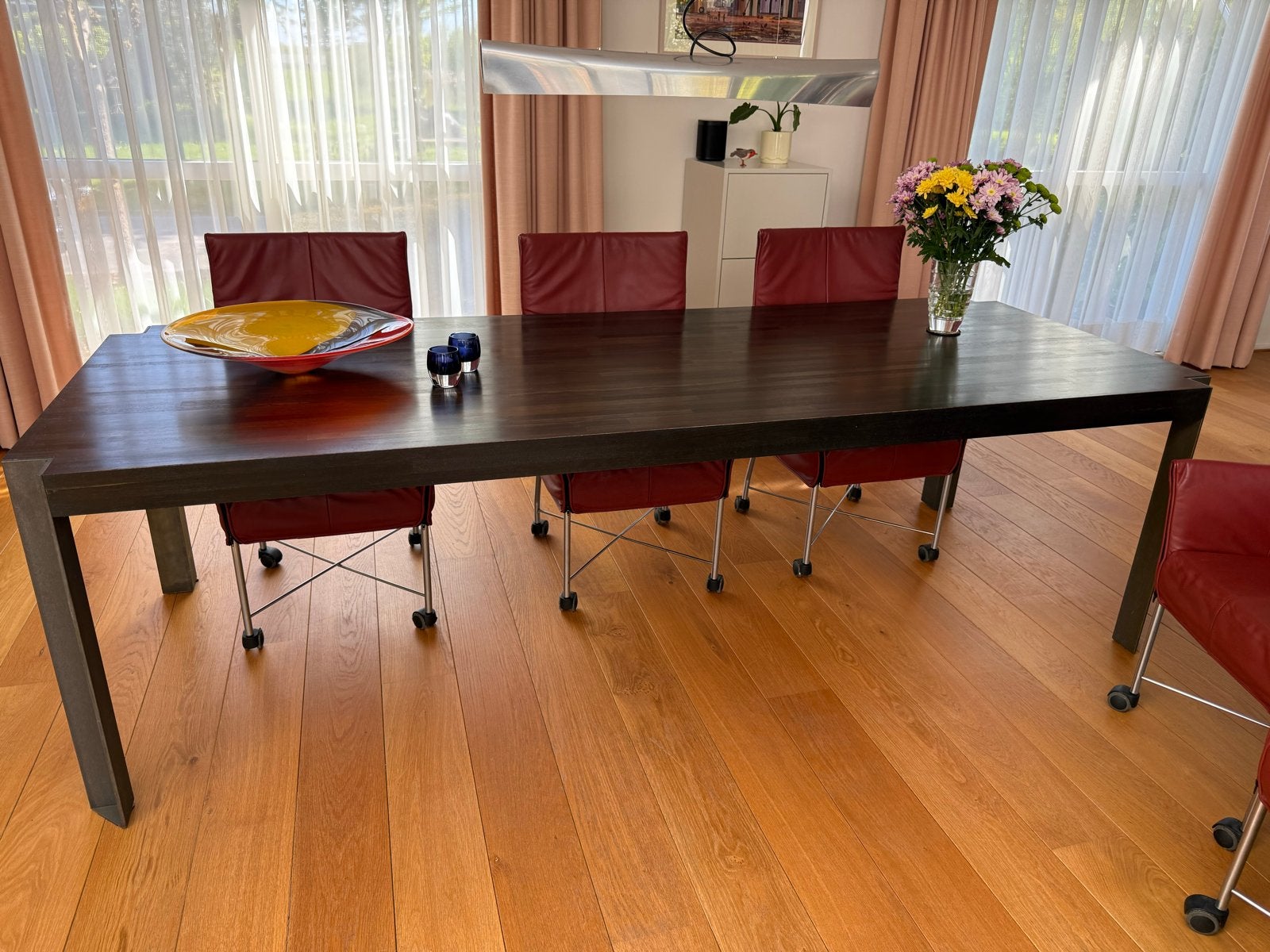 Linteloo Uluwatu Houten Design Eettafel - 260x100x75 cm, Huis en Inrichting, Tafels | Eettafels, Ophalen, 100 tot 150 cm, 200 cm of meer