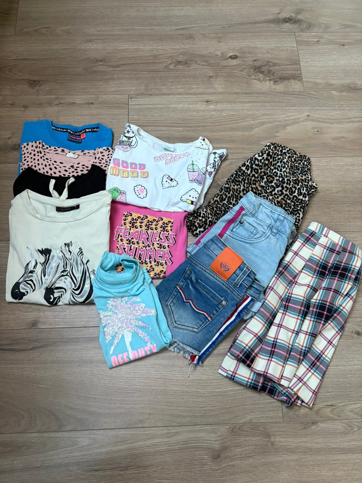 Kledingpakket meisje zomer 122/128, Kinderen en Baby's, Kinderkleding | Maat 122, Ophalen of Verzenden, Zo goed als nieuw, Meisje