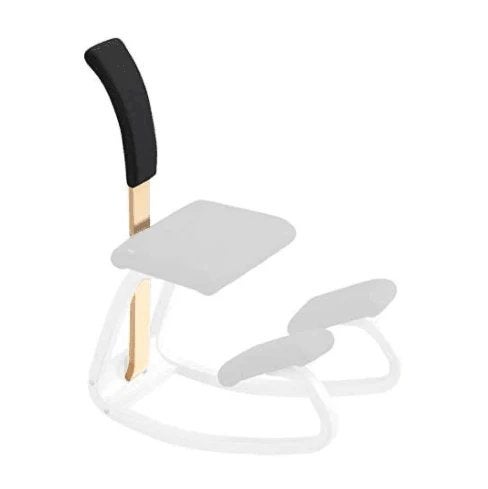Varier Balance rugsteun - Zwarte stof, Huis en Inrichting, Ophalen, Zo goed als nieuw, Zwart, Stof