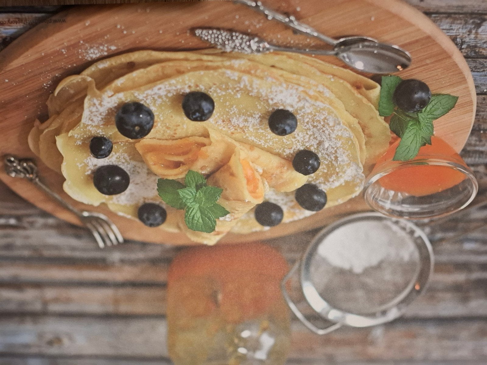 Papieren placemats met pannenkoekenprint, Ophalen of Verzenden, Nieuw