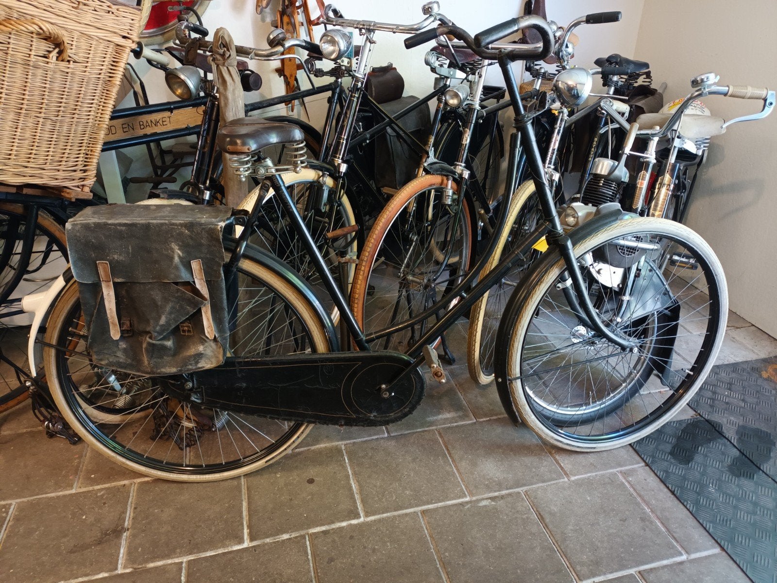 Zeldzame Gazelle omafiets uit 1931 - Oldtimer, Ophalen, Terugtraprem, Gazelle, 59 cm of meer