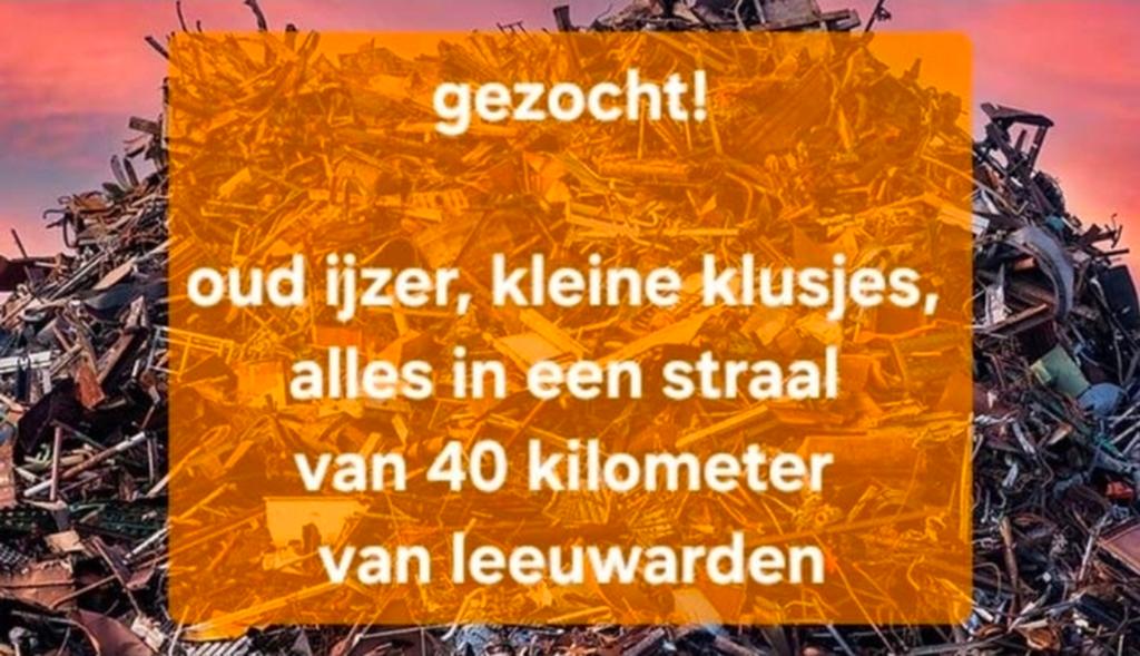 Gezocht!!! Oude ijzeren items en mini hobby  klusjes, Ophalen