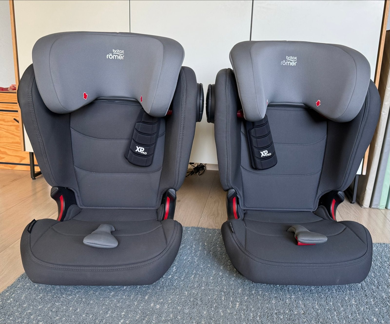 2x Britax Römer KIDFIX III S autostoel StormGrey kinderstoel, Ophalen, Romer, Autogordel of Isofix, 15 t/m 36 kg