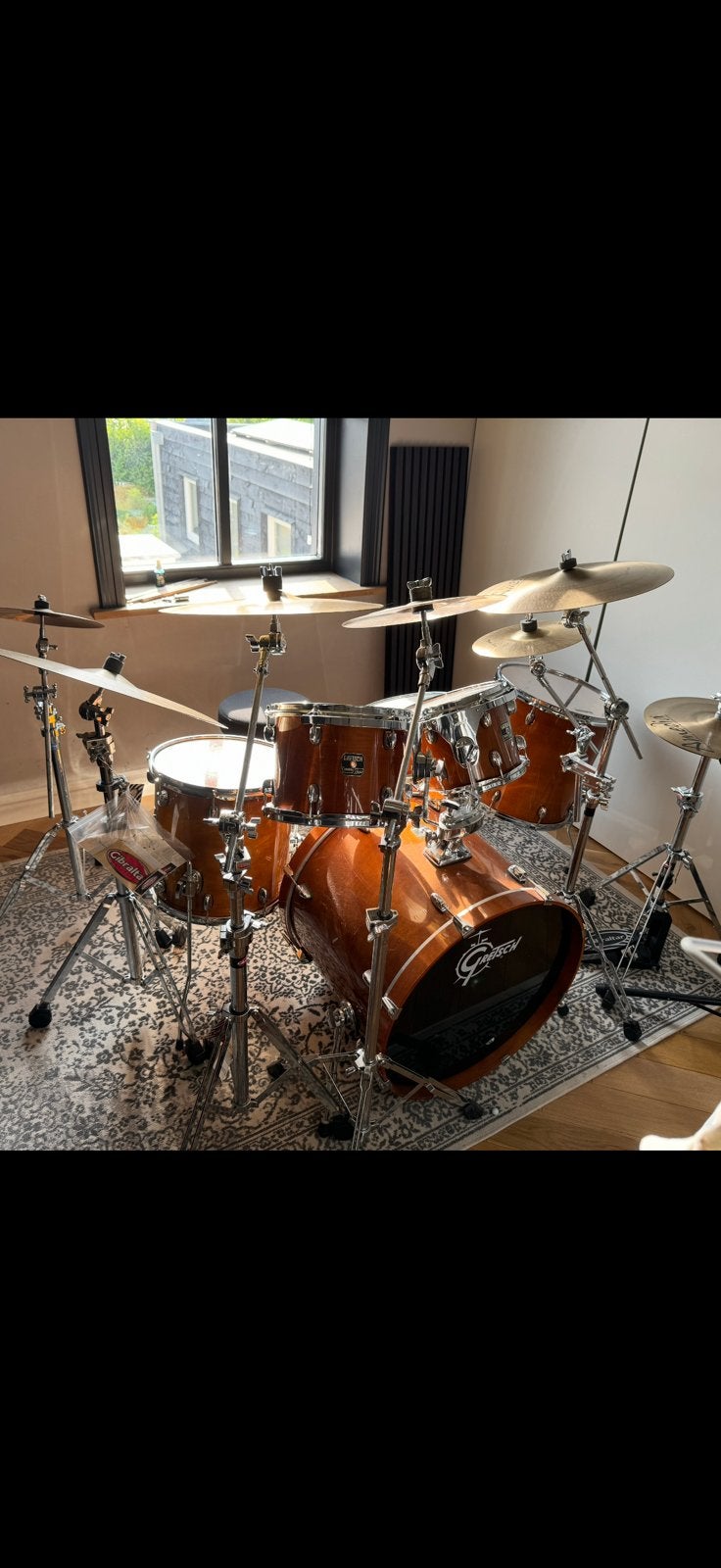 Gretsch  compleet met Amedia Cymbals, Ophalen of Verzenden, Overige merken