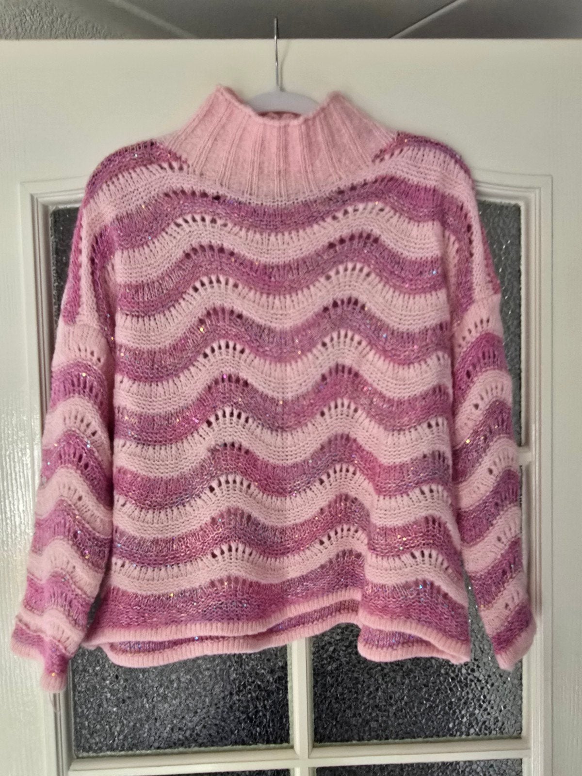 SALE nieuwe trui roze 38 40 42 44, Kleding | Dames, Ophalen of Verzenden, Nieuw, Maat 38/40 (M), Roze