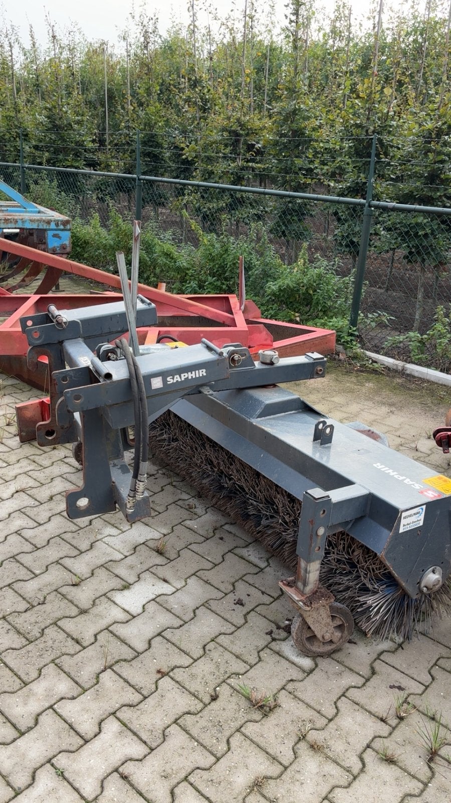 Veegmachine giant aansluiting bema en saphir, Ophalen