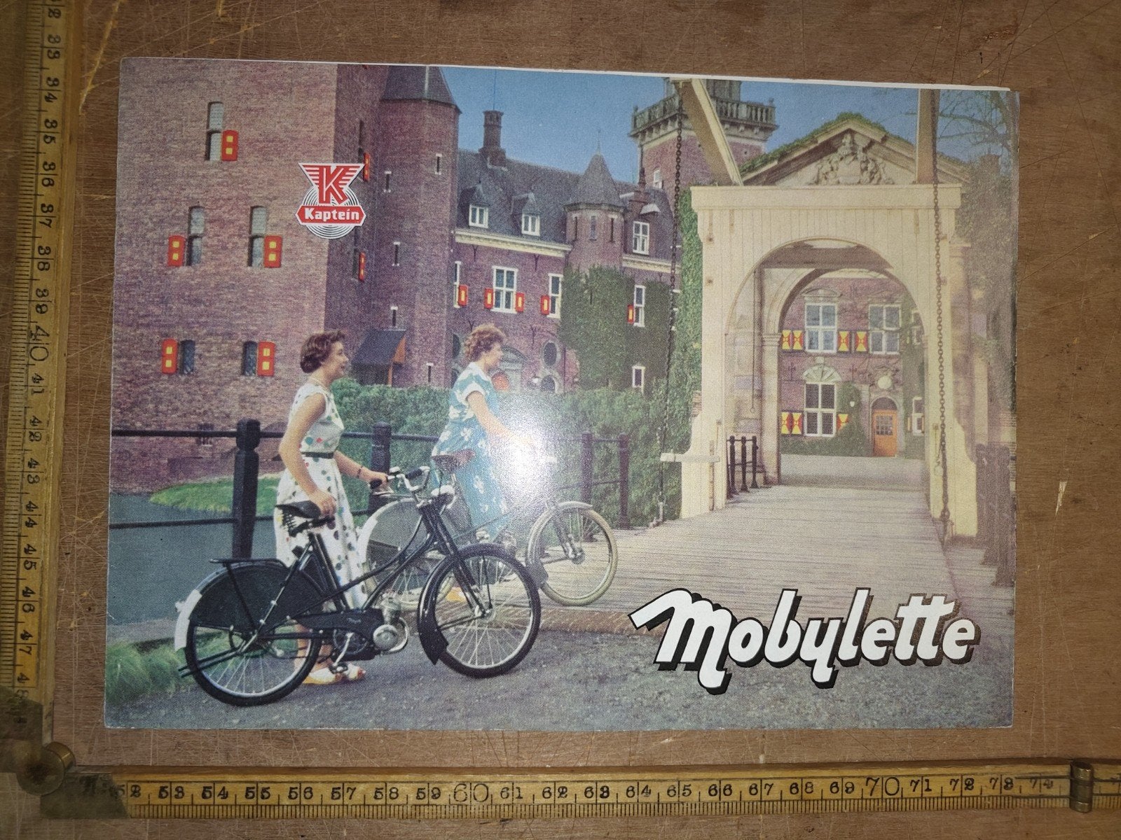 Kaptein Mobylette folder 1954, Ophalen of Verzenden