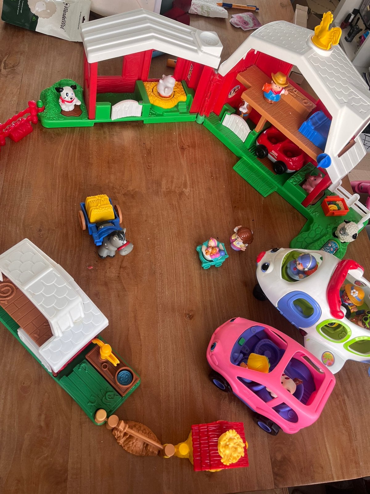 Set Little People: boerderij, auto, vliegtuig, poppetjes etc, Kinderen en Baby's, Speelgoed | Fisher-Price, Ophalen, Zo goed als nieuw