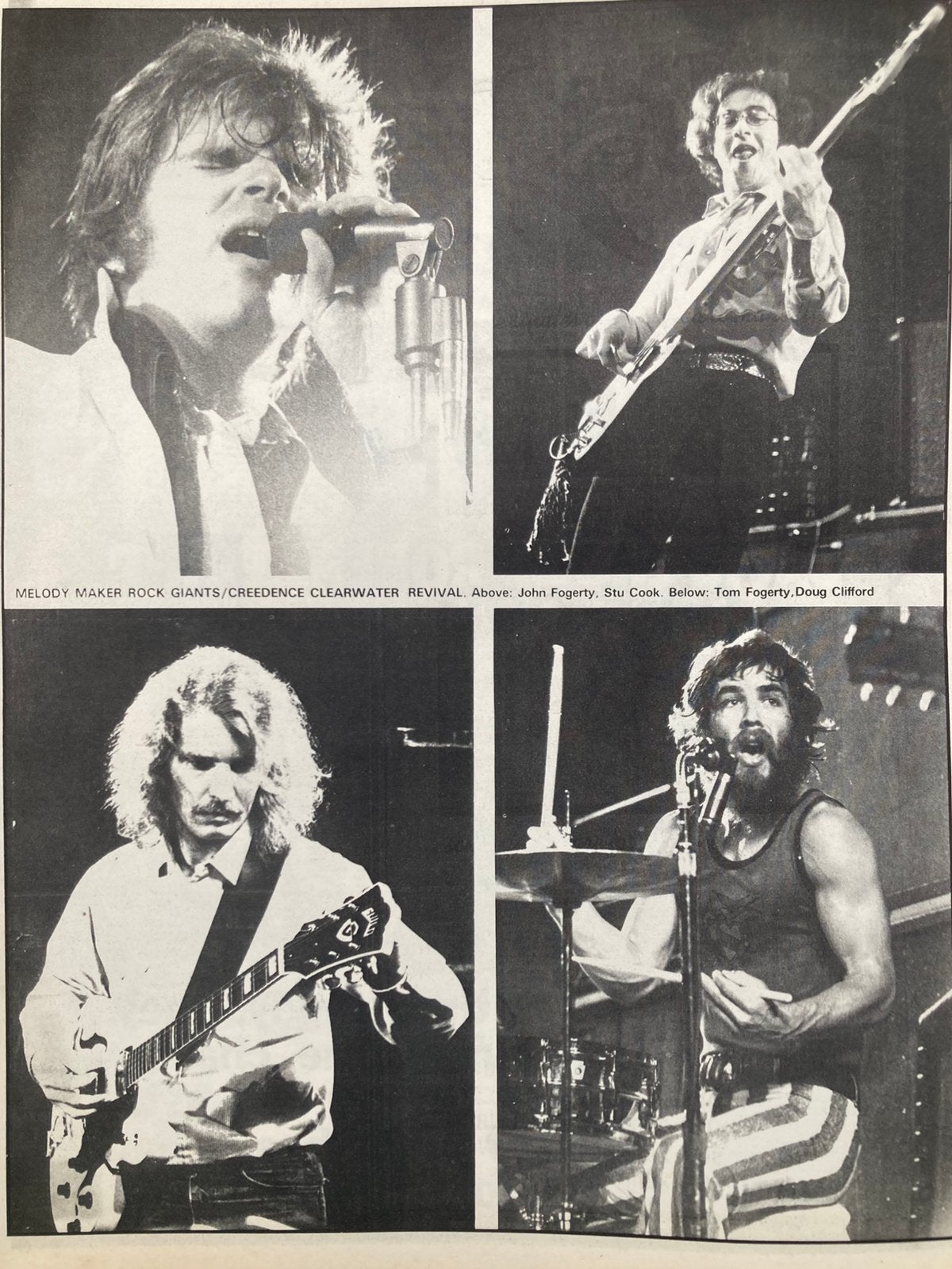 Poster A3 formaat CCR Creedence Clearwater Revival, Ophalen of Verzenden, A1 t/m A3